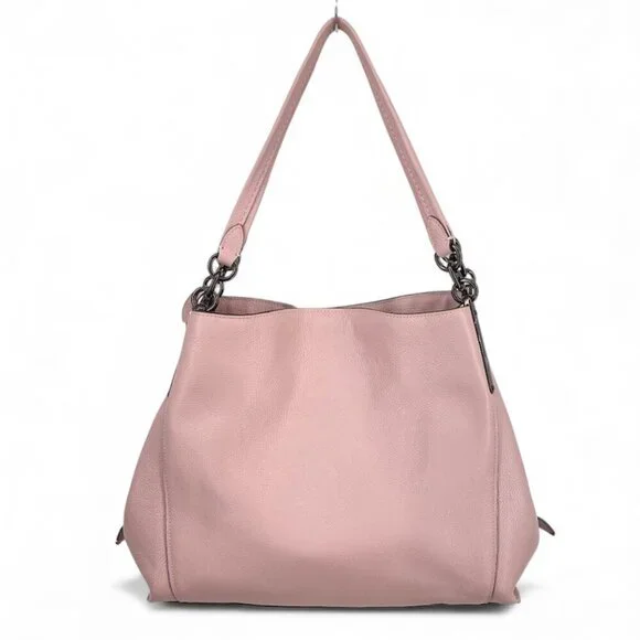 Coach Dalton 31 Leather Shoulder Bag Aurora Pink - Picture 3 of 15